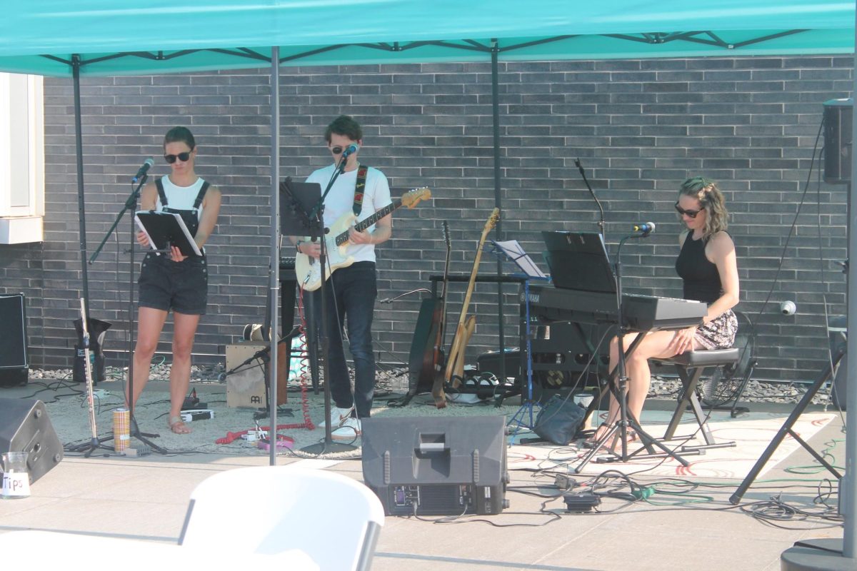 Asking For a Friend performs at the Lester Buresh Family Community Wellness Center’s kick-off party Friday, July 12. 