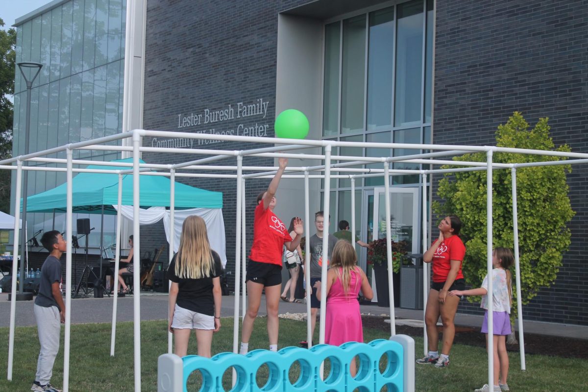 Youth participate in Nine square at Heritage Days Friday, July 12. 