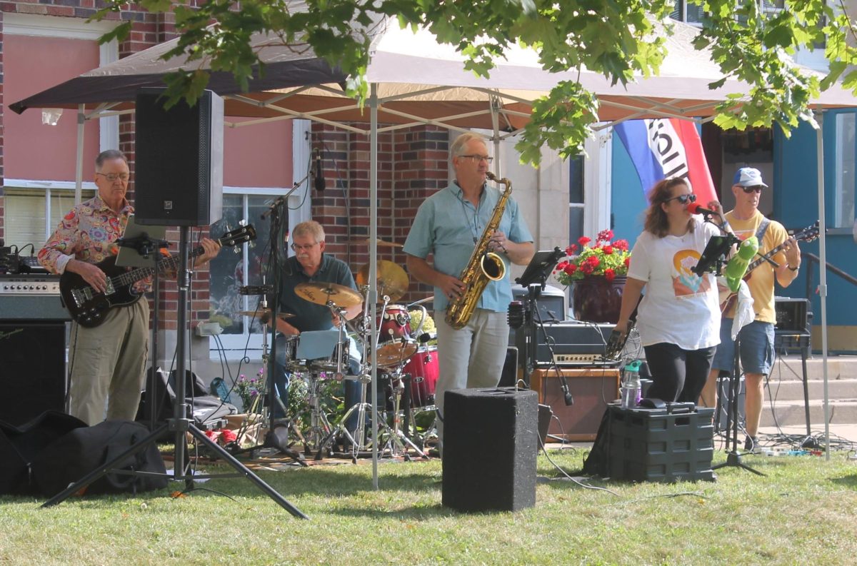 The Laid Back Band performs Saturday morning at Lincoln Highway Arts Festival in uptown Mount Vernon. 