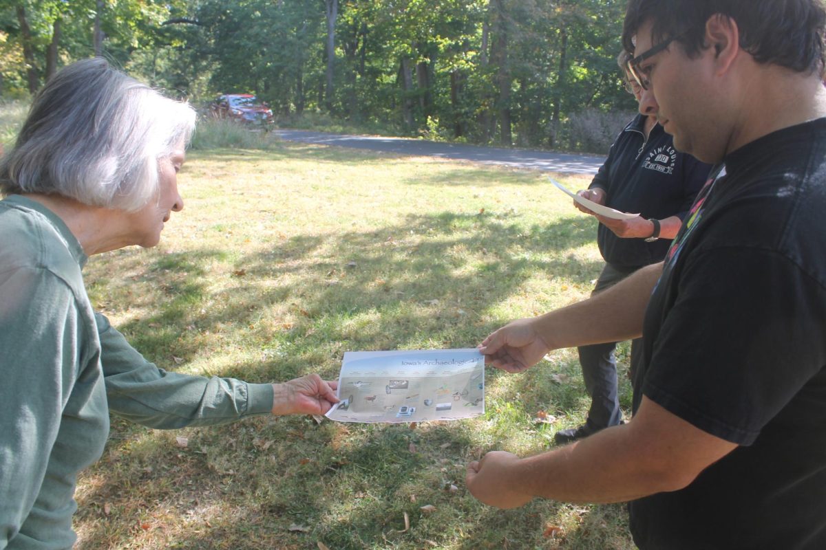 Judith Pim takes a look at the copy of the timelines for when mounds were created.