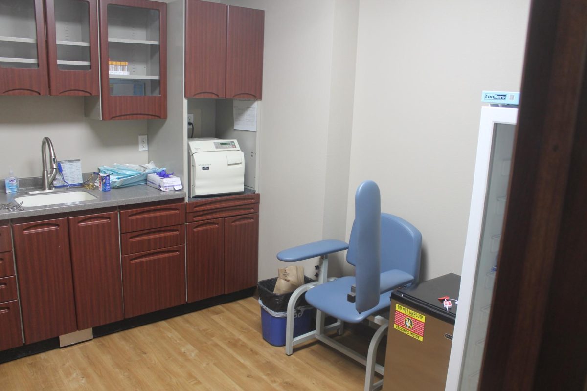 One of the newly remodeled exam rooms at Mount Vernon Family Medicine