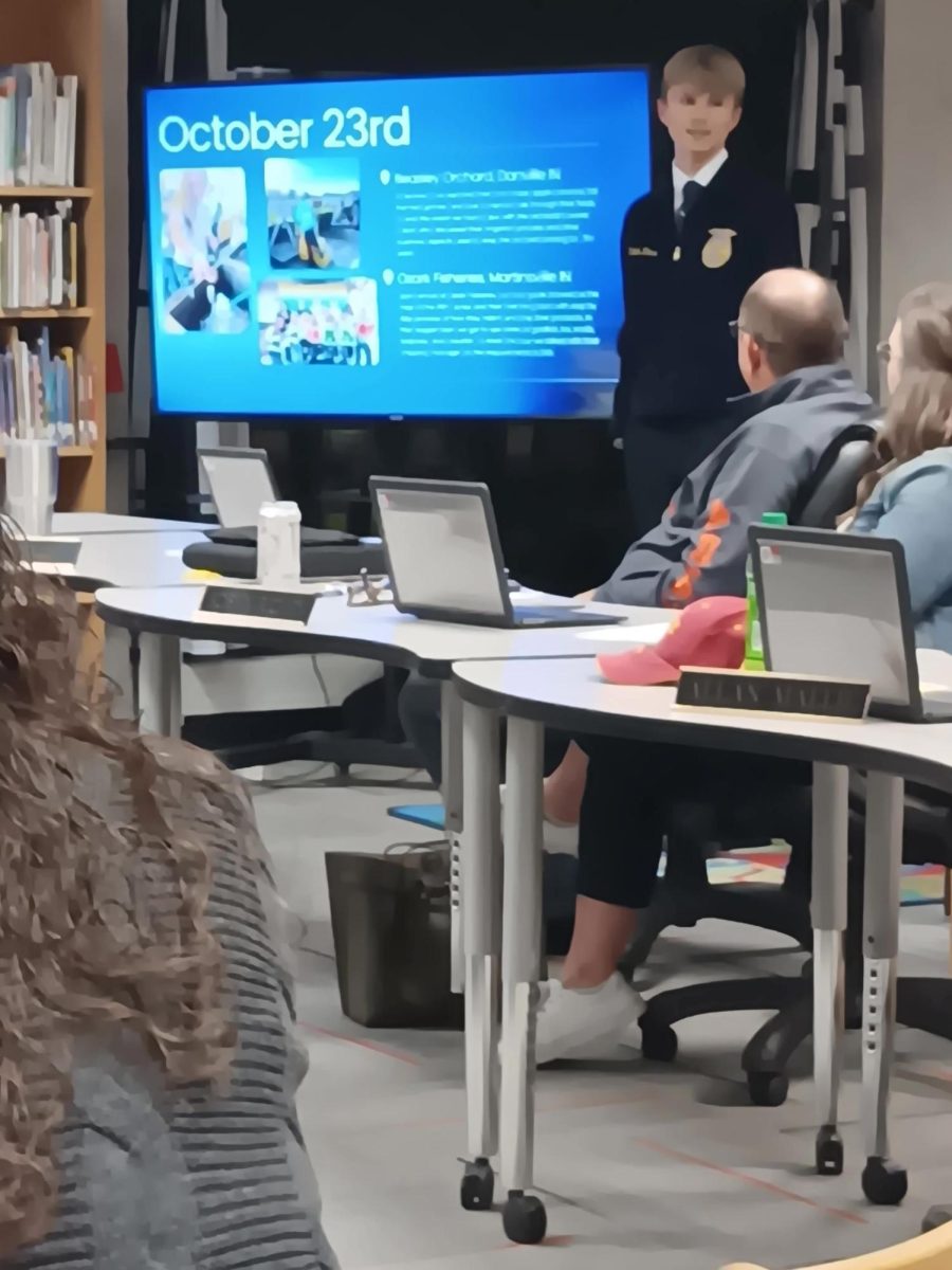 Caleb Ross speaks about his experience at the National FFA Convention held in October.