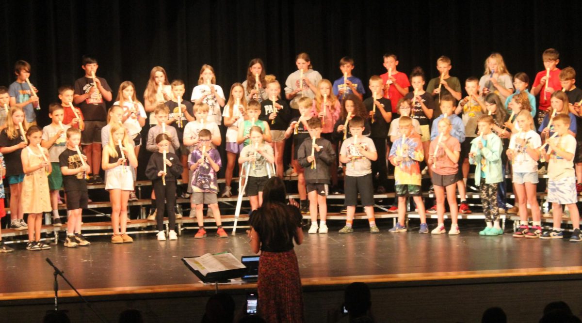 Fifth grade singers perform “Thunder”
by Imagine Dragons.