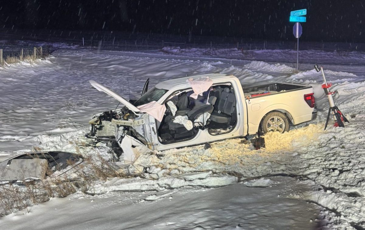 Two injured in three vehicle crash