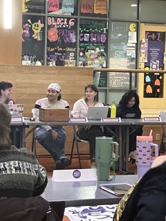 The Cornell College Student Senate discusses the Zamora’s Market hour changes at their Tuesday, Feb. 24, meeting.